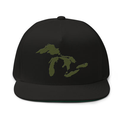 Great Lakes Snapback | 5-Panel - Army Green