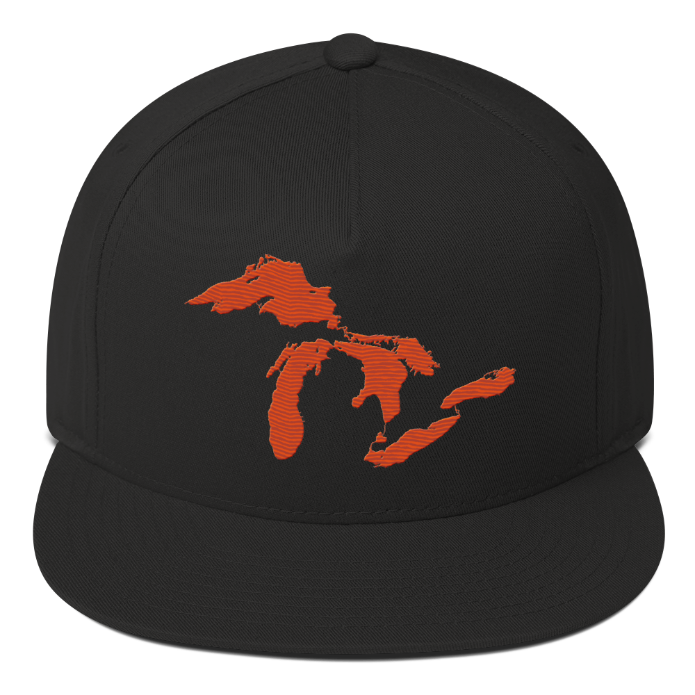 Great Lakes Snapback | 5-Panel - Maple Leaf Orange