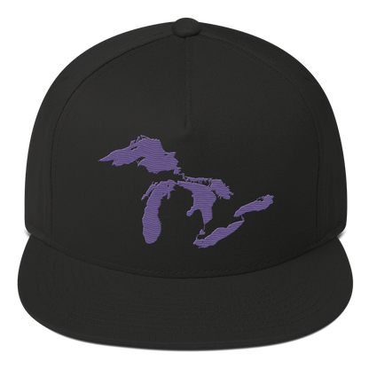 Great Lakes Snapback | 5-Panel - Violet