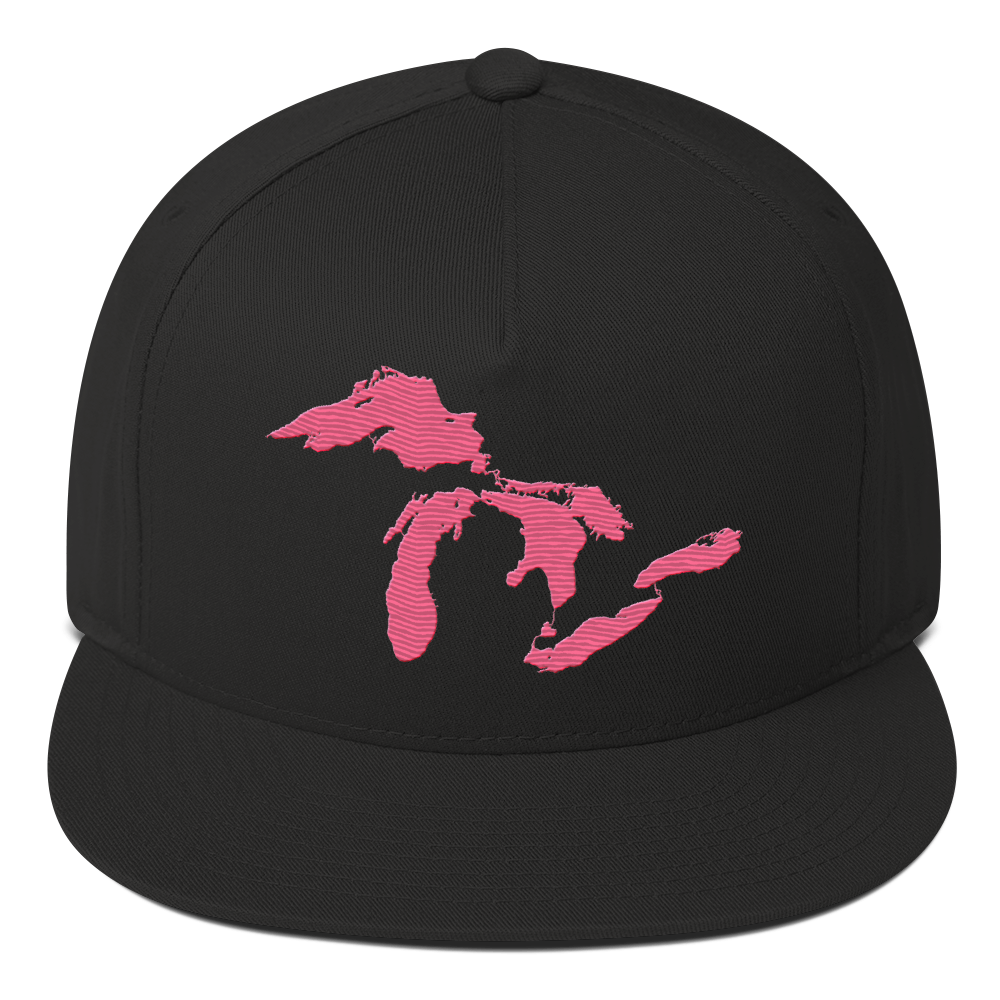 Great Lakes Snapback | 5-Panel - Rhodochrosite Pink