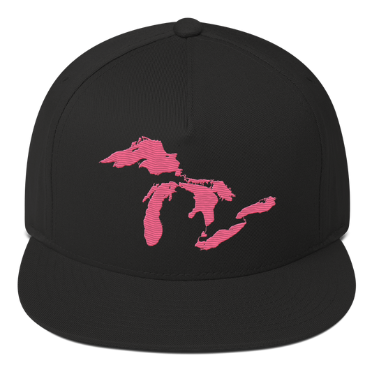 Great Lakes Snapback | 5-Panel - Rhodochrosite Pink