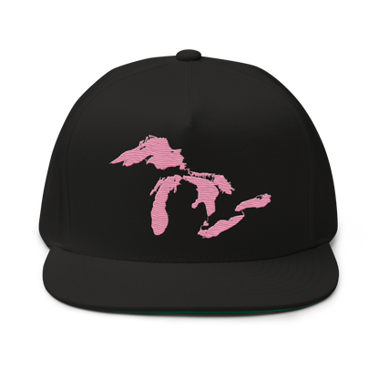 Great Lakes Snapback | 5-Panel - Caddie Pink