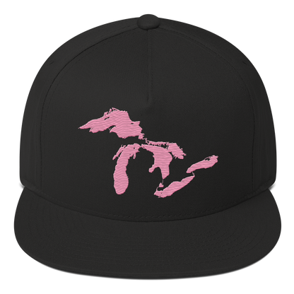 Great Lakes Snapback | 5-Panel - Caddie Pink