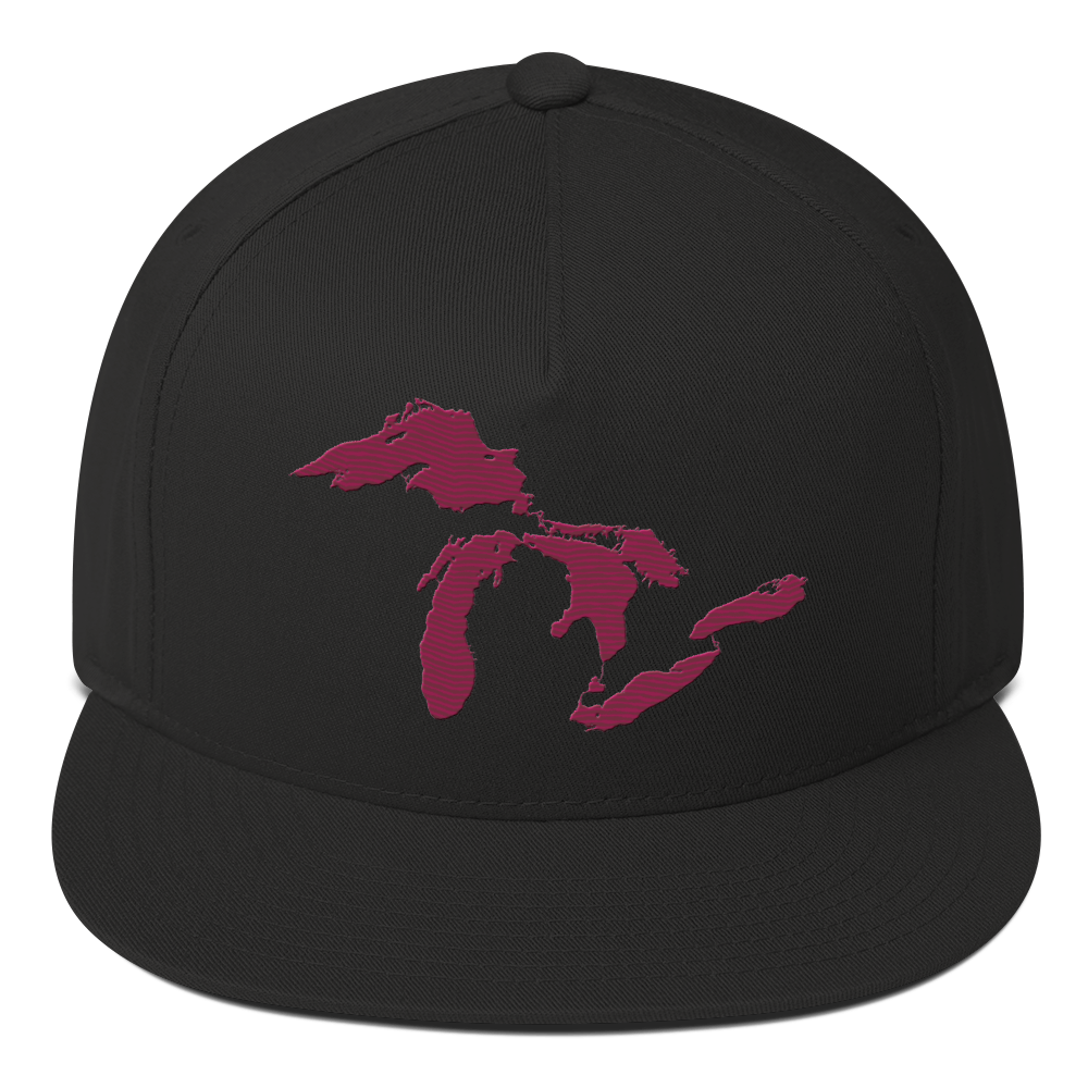 Great Lakes Snapback | 5-Panel - Ruby Red