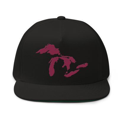 Great Lakes Snapback | 5-Panel - Ruby Red