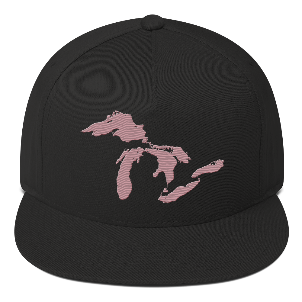 Great Lakes Snapback | 5-Panel - Cherry Blossom Pink