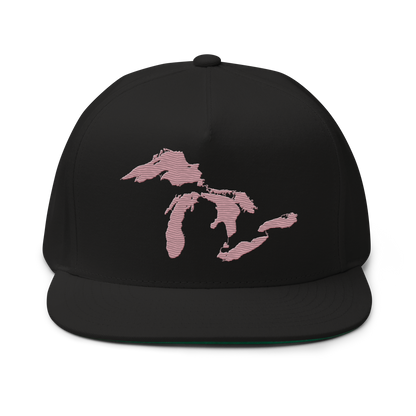 Great Lakes Snapback | 5-Panel - Cherry Blossom Pink