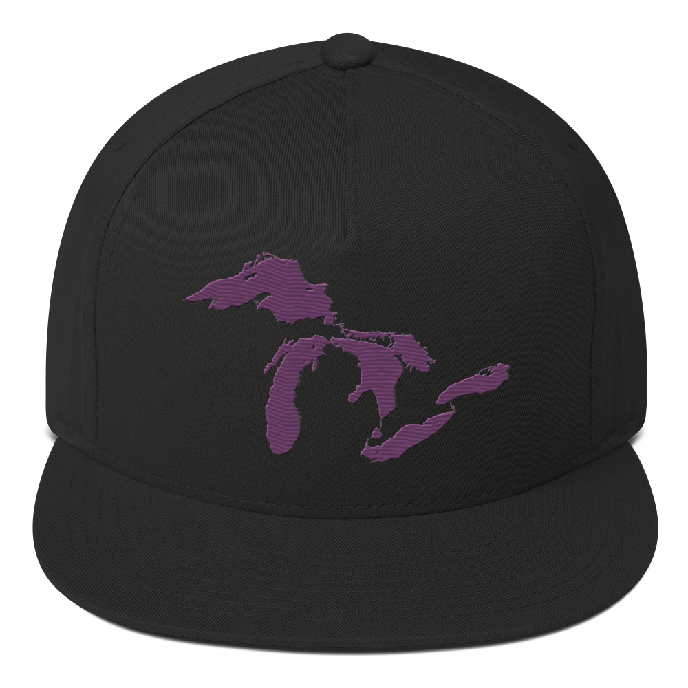 Great Lakes Snapback | 5-Panel - Plum