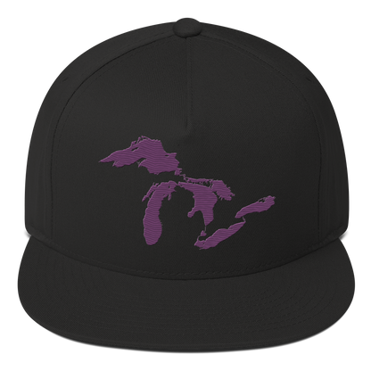 Great Lakes Snapback | 5-Panel - Plum