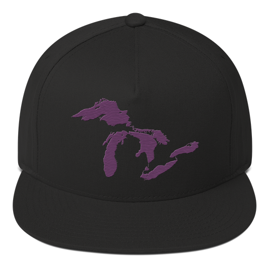 Great Lakes Snapback | 5-Panel - Plum