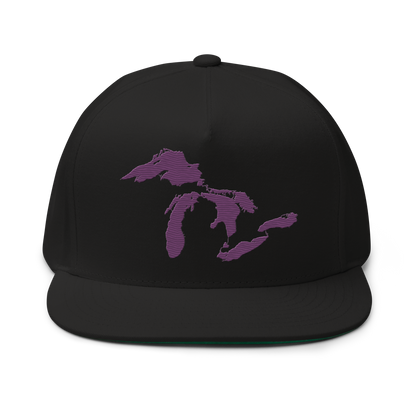 Great Lakes Snapback | 5-Panel - Plum