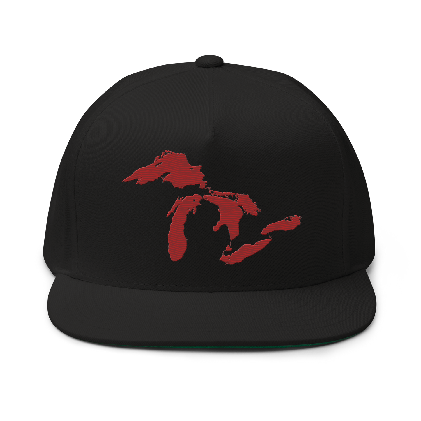 Great Lakes Snapback | 5-Panel - Thimbleberry Red