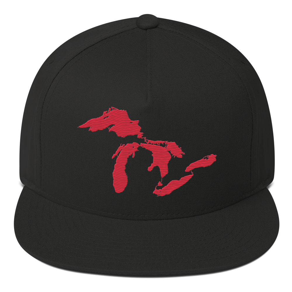 Great Lakes Snapback | 5-Panel - Lighthouse Red