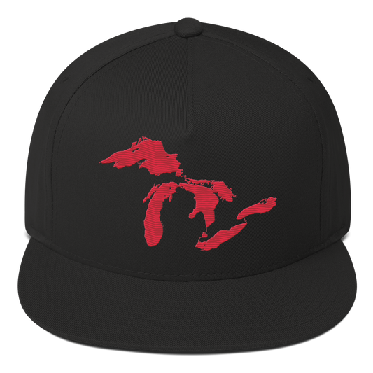 Great Lakes Snapback | 5-Panel - Lighthouse Red