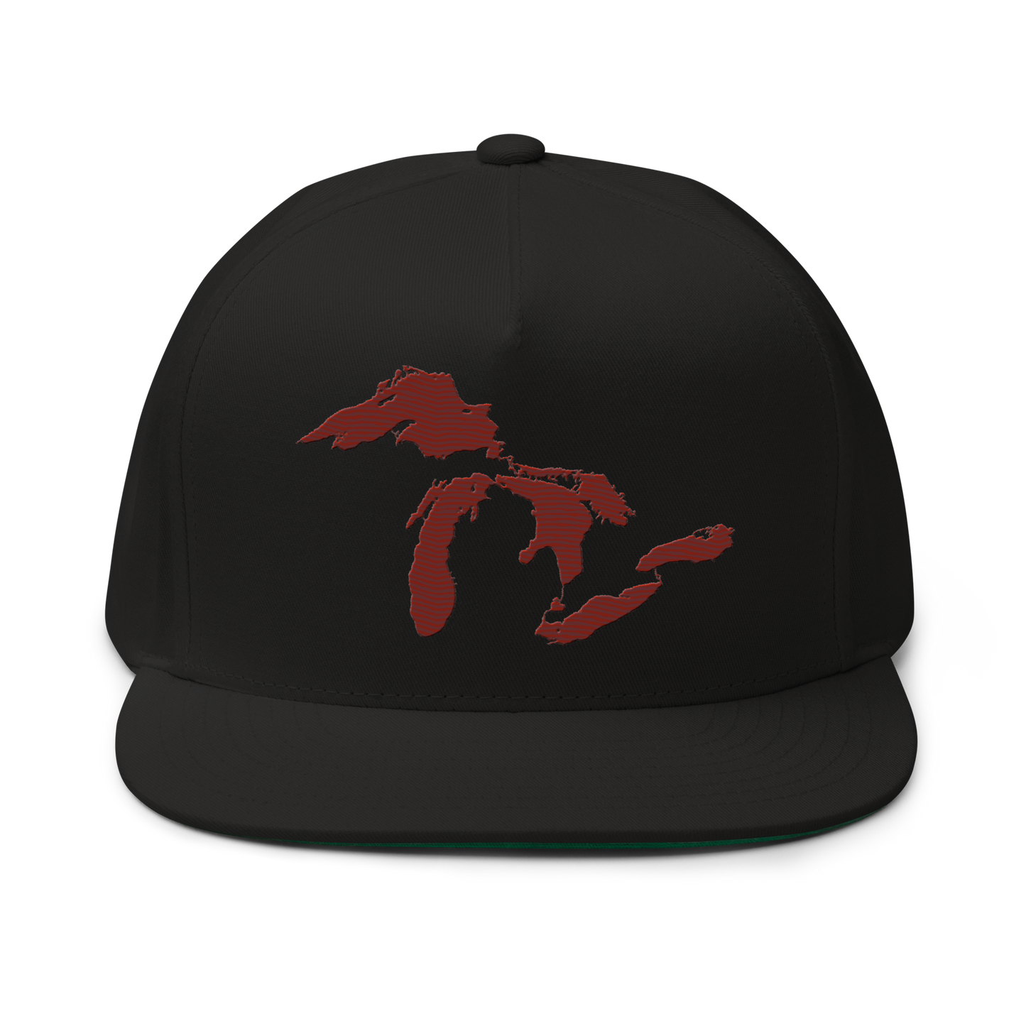 Great Lakes Snapback | 5-Panel - Cherryland Red