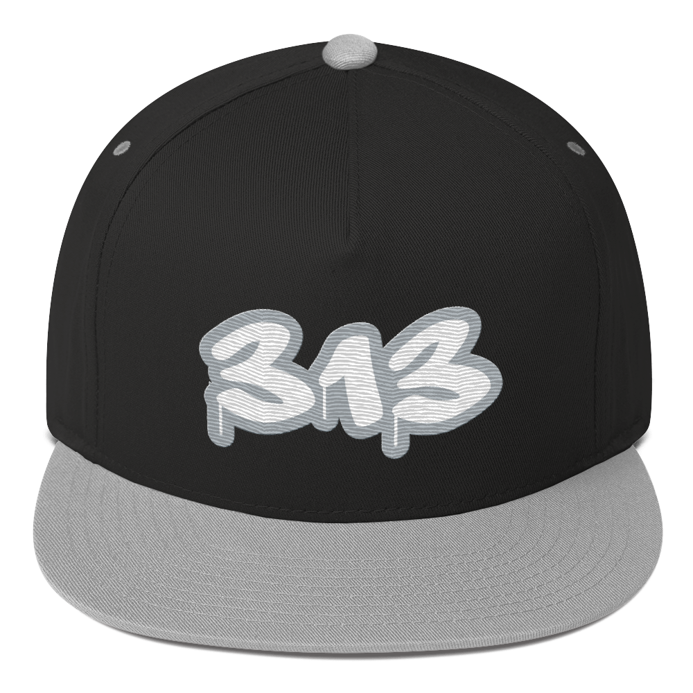 Detroit '313' Flat BIll Snapback (Silver Tag Font)