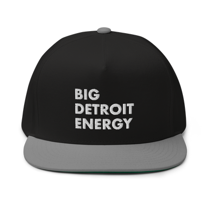 'Big Detroit Energy' Flat Bill Snapback