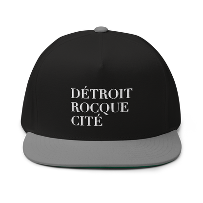 'Détroit Rocque Cité' Flat Bill Snapback