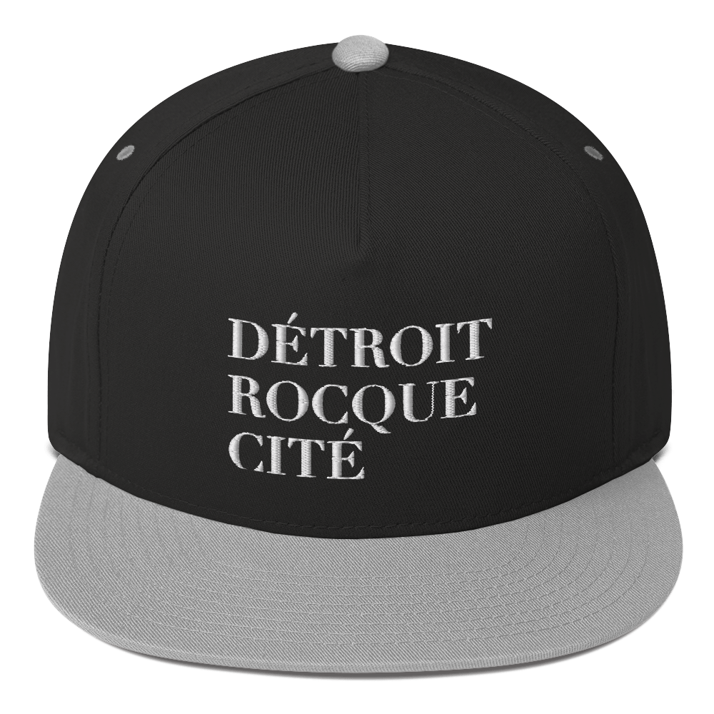 'Détroit Rocque Cité' Flat Bill Snapback