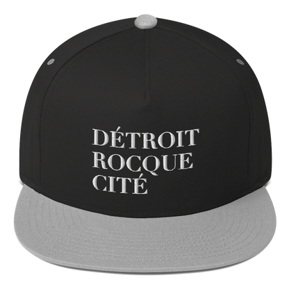 'Détroit Rocque Cité' Flat Bill Snapback