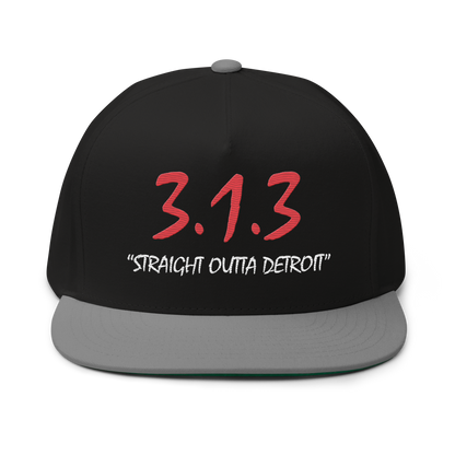 '313 Straight Outta Detroit' Snapback | 5-Panel