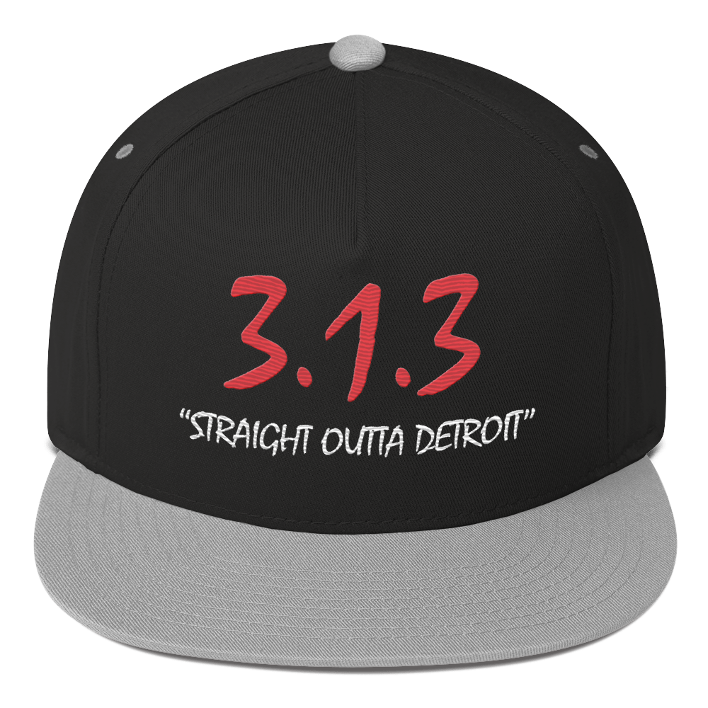 '313 Straight Outta Detroit' Snapback | 5-Panel