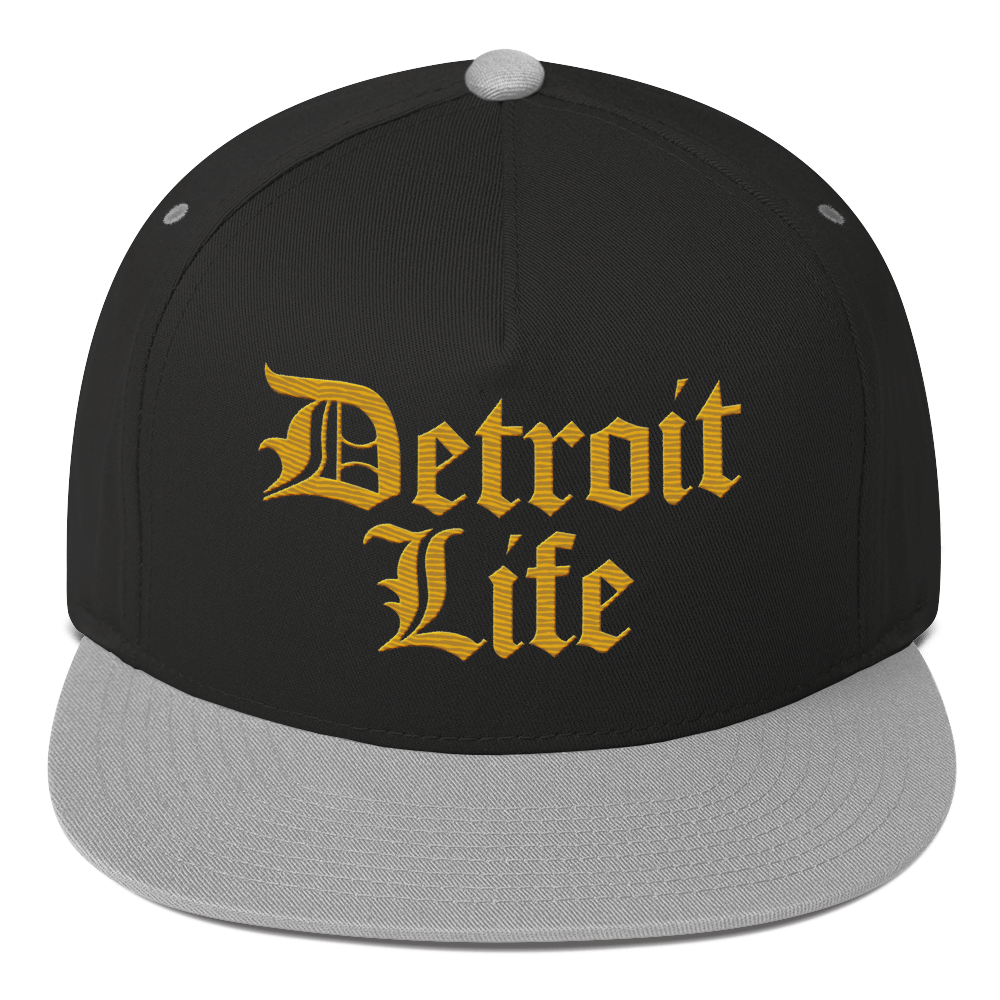 'Detroit Life' Snapback | 5-Panel - Gold