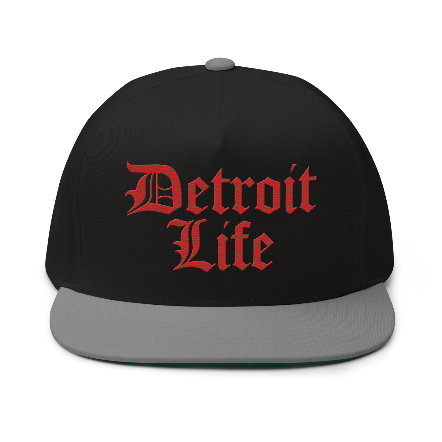 'Detroit Life' Snapback | 5-Panel - Aliform Red