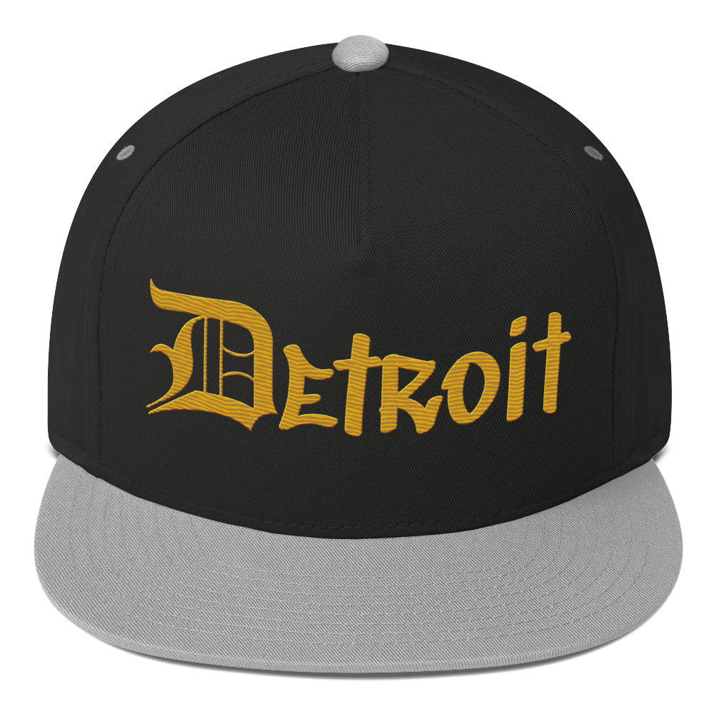 'Detroit' Snapback (OED Tag Font) | Gold