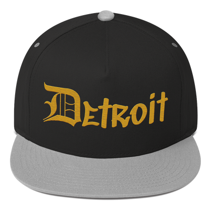 'Detroit' Snapback (OED Tag Font) | Gold