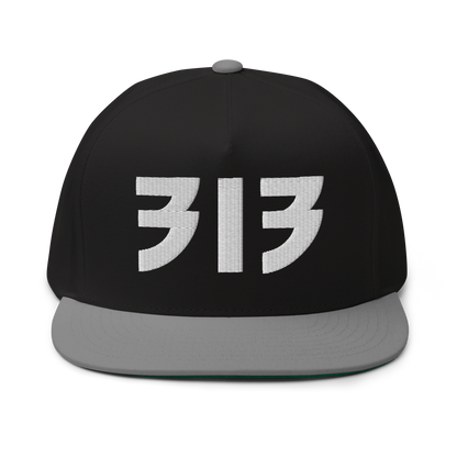 Detroit '313' Snapback (Glam Font) | 5-Panel