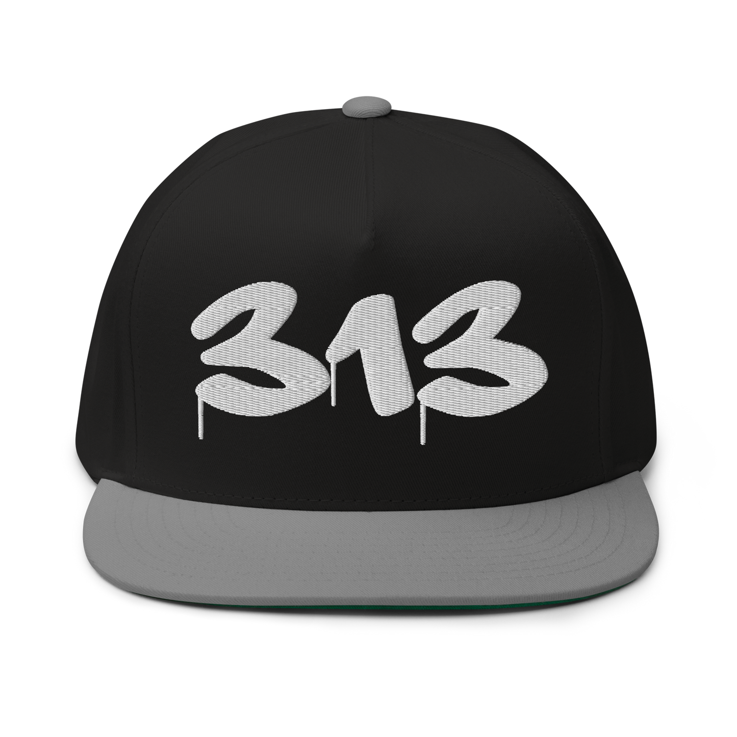 Detroit '313' Snapback (Tag Font) | 5-Panel