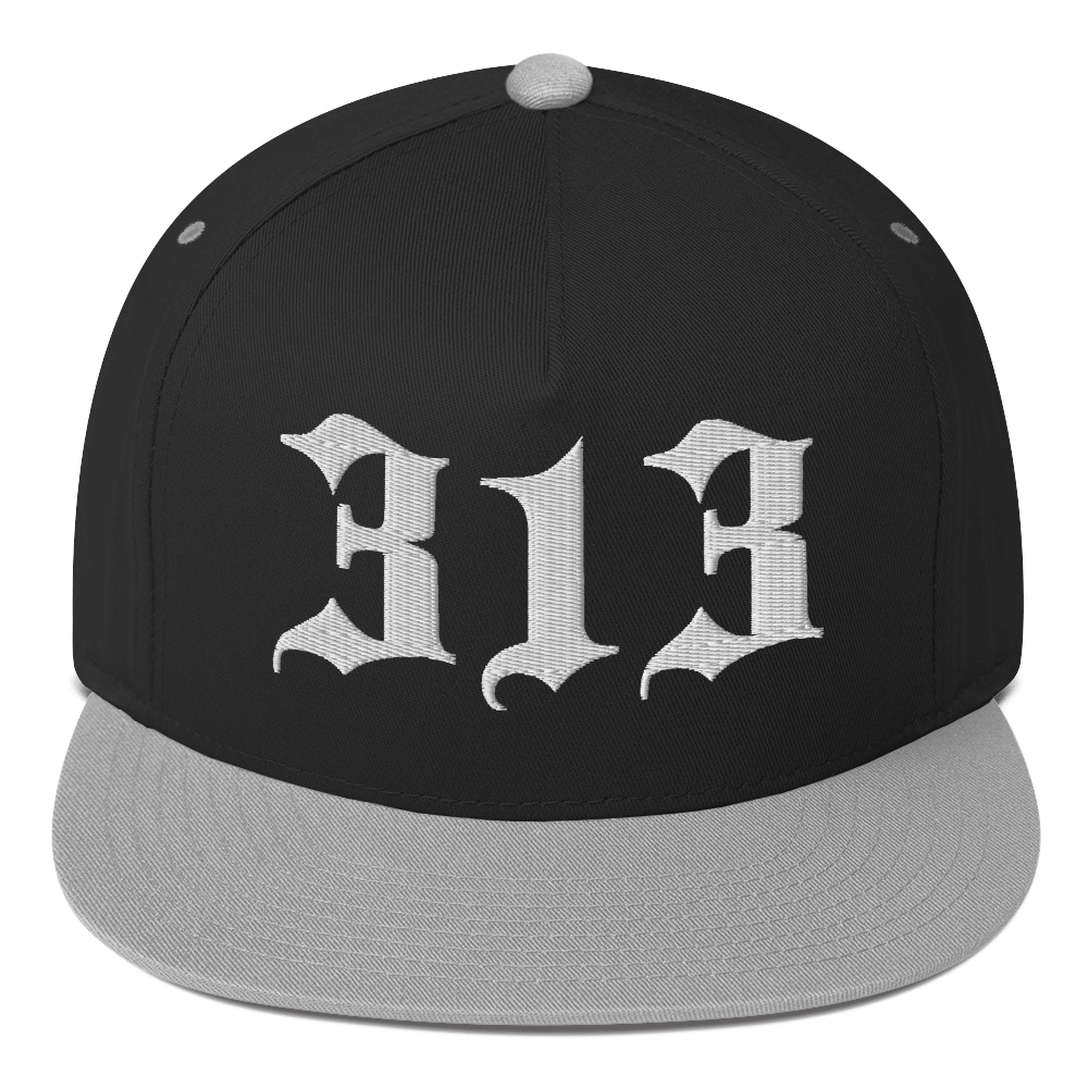 Detroit '313' Snapback (Old English Font) | 5-Panel