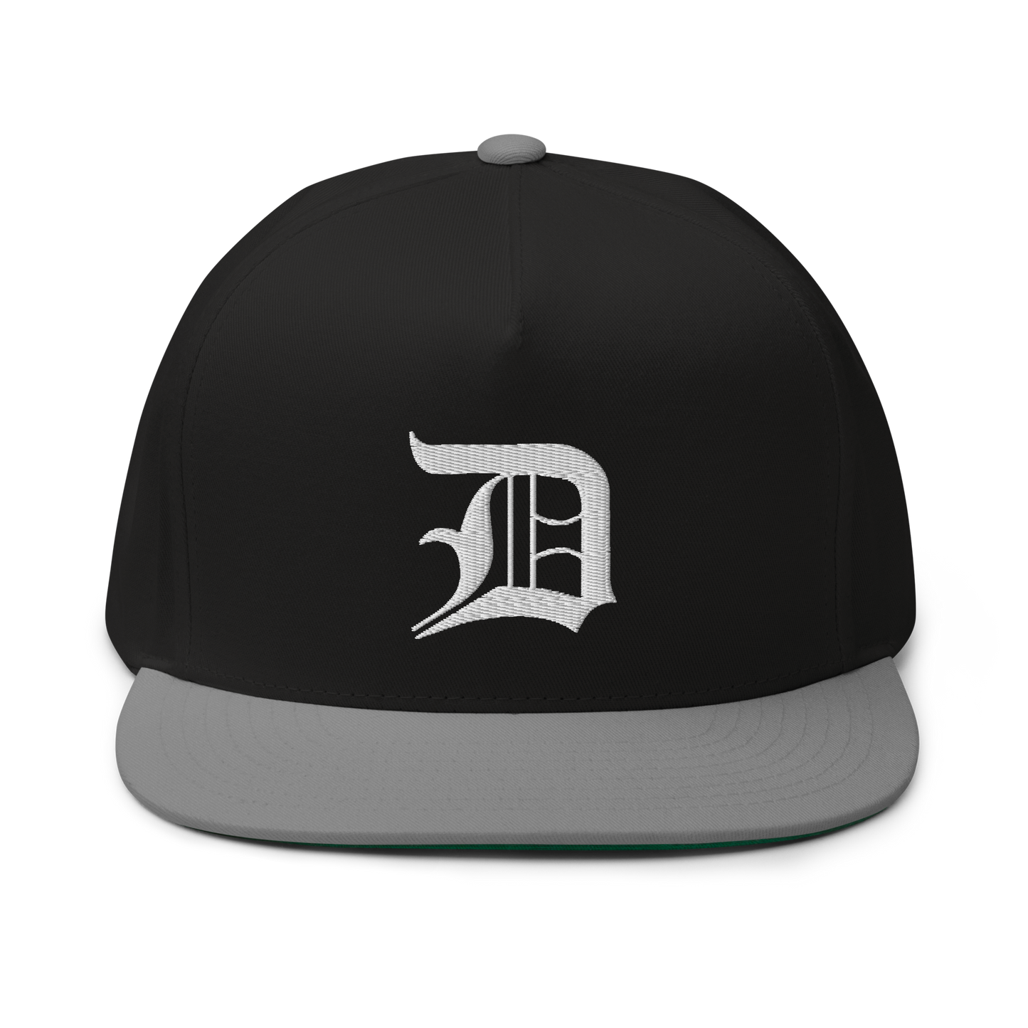 Detroit 'Old English D' Flat Bill Snapback