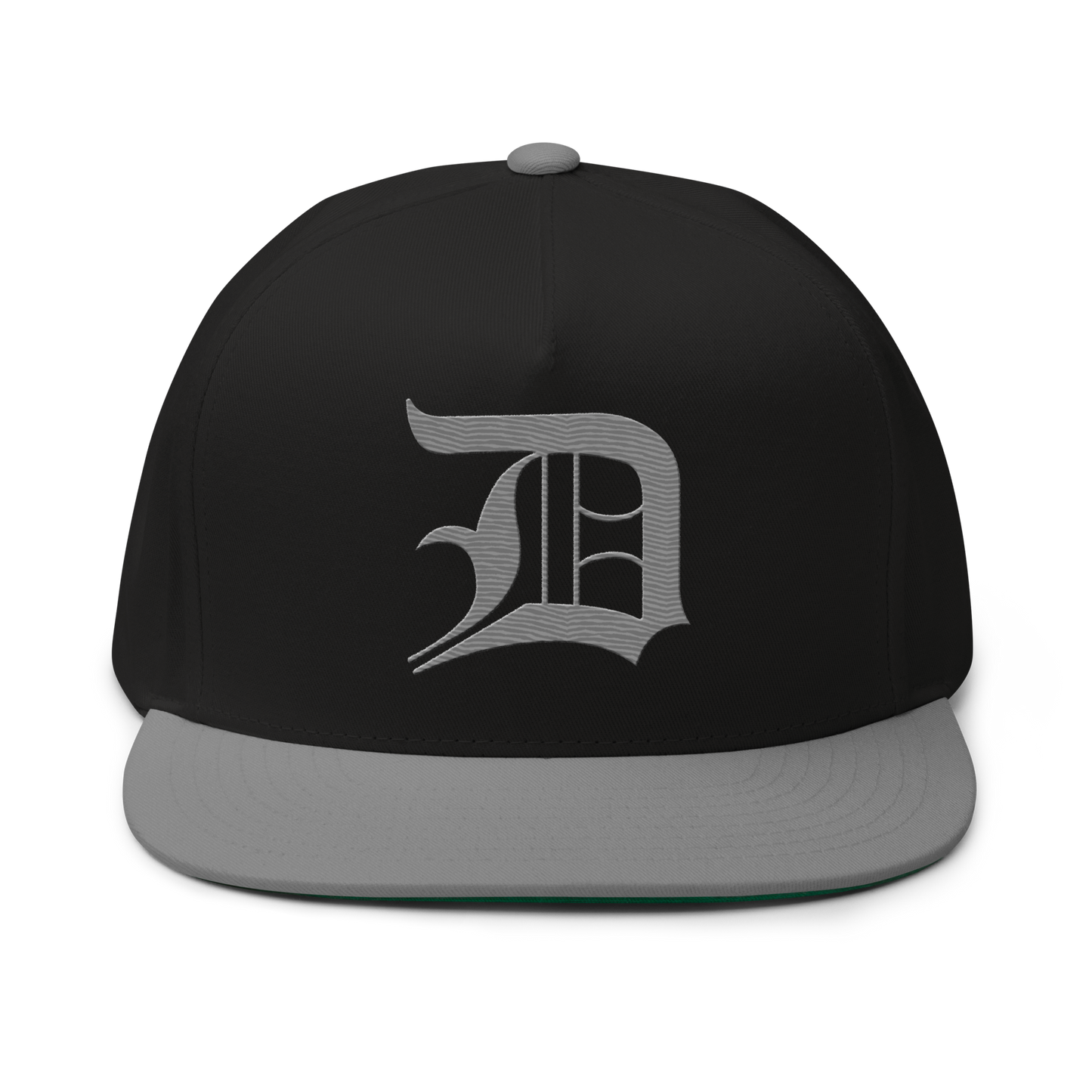 Detroit 'Old English D' Snapback | 5-Panel - Grey