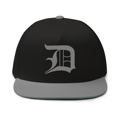 Detroit 'Old English D' Snapback | 5-Panel - Grey