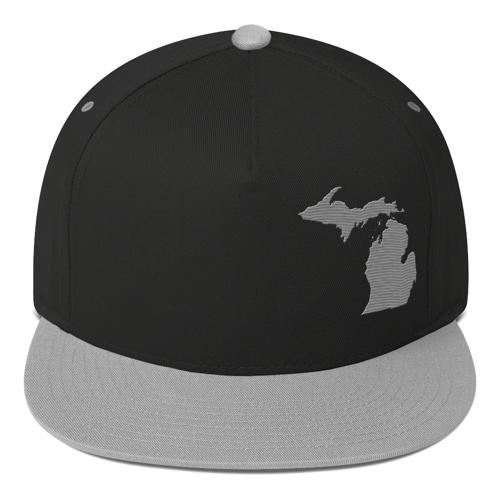 Michigan Snapback | 5-Panel - Grey Outline