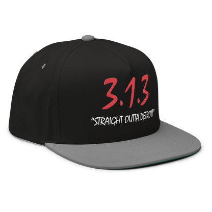 '313 Straight Outta Detroit' Snapback | 5-Panel