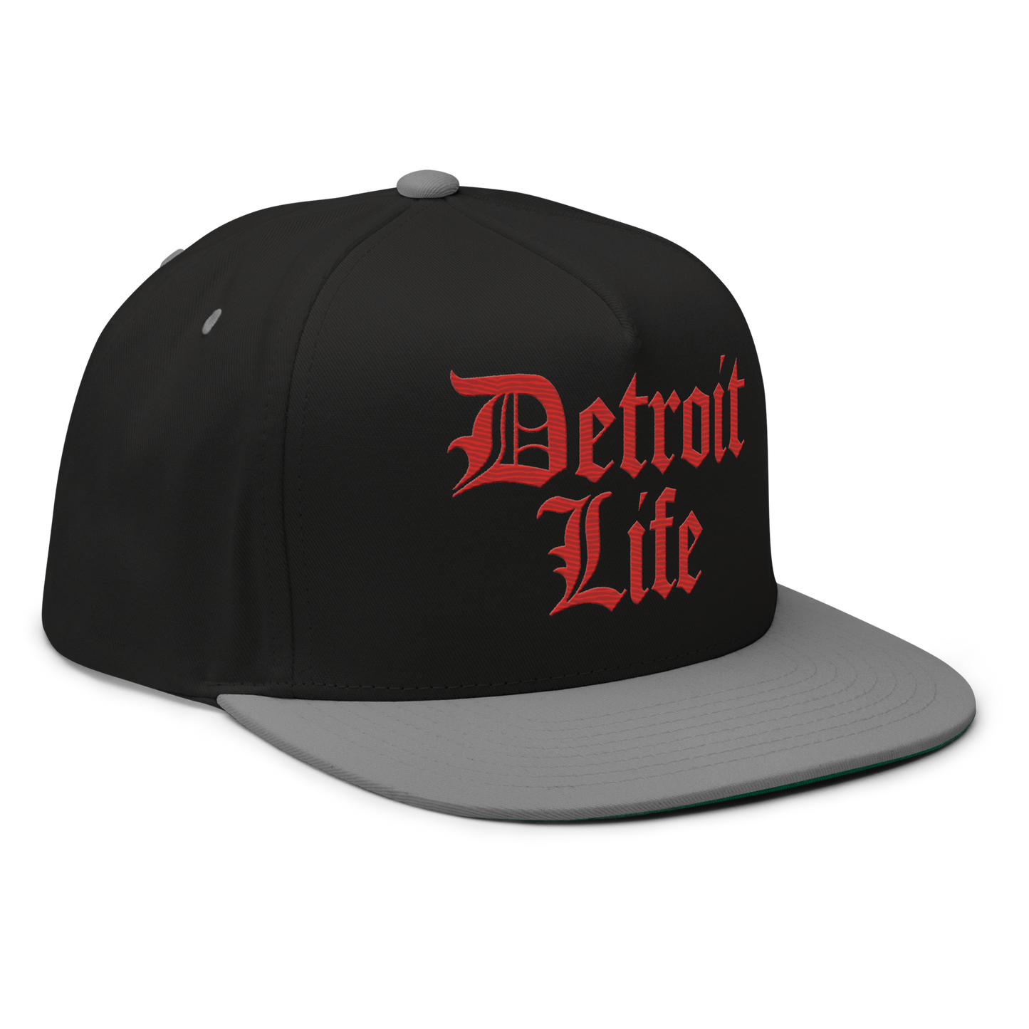 'Detroit Life' Snapback | 5-Panel - Aliform Red