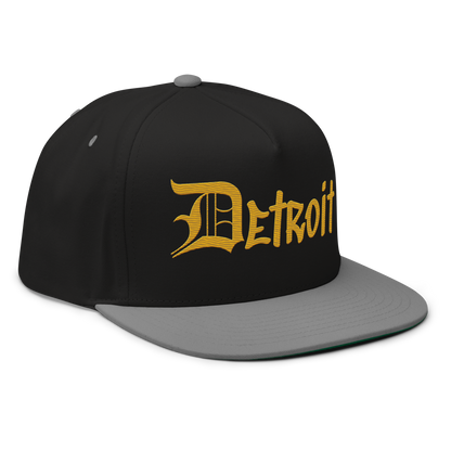 'Detroit' Snapback (OED Tag Font) | Gold