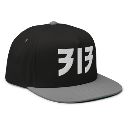 Detroit '313' Snapback (Glam Font) | 5-Panel