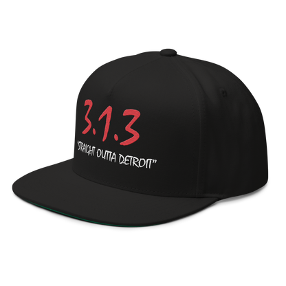 '313 Straight Outta Detroit' Snapback | 5-Panel