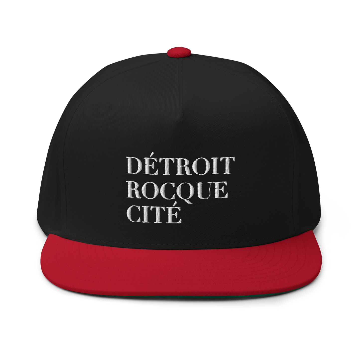 'Détroit Rocque Cité' Flat Bill Snapback