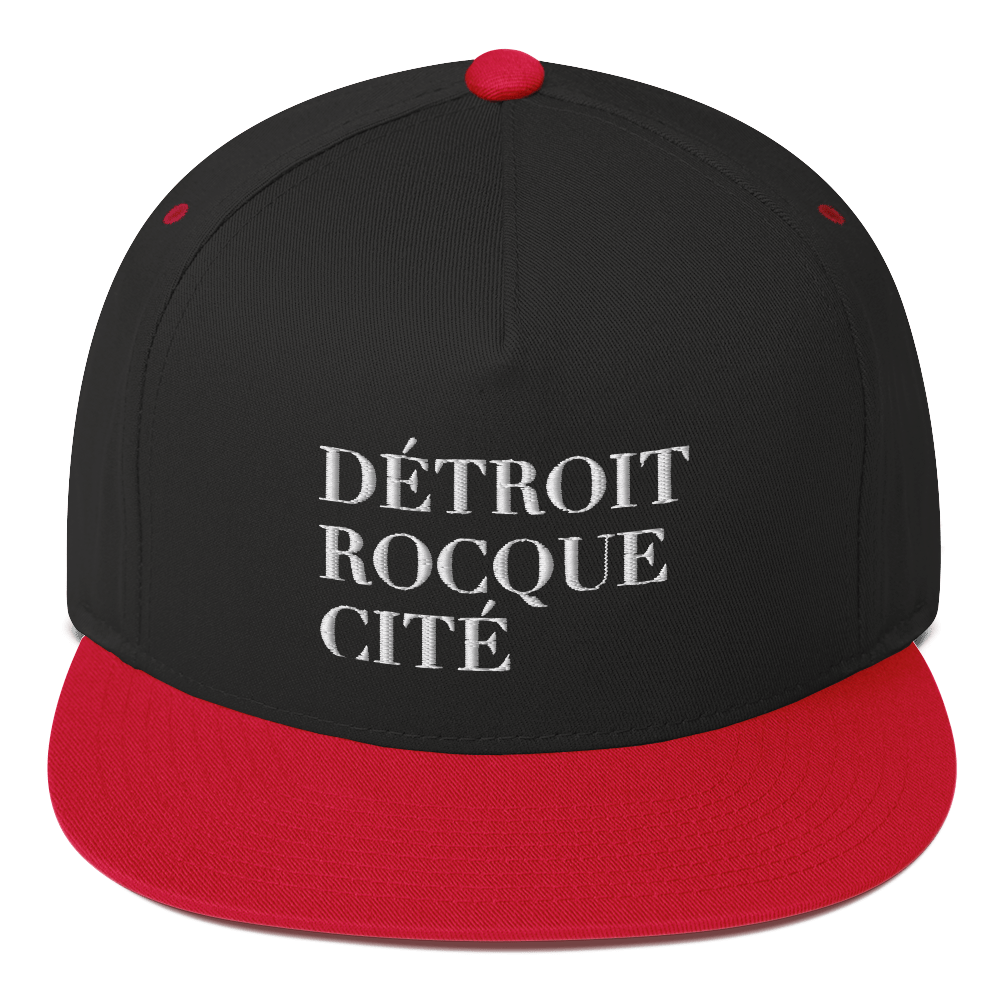 'Détroit Rocque Cité' Flat Bill Snapback