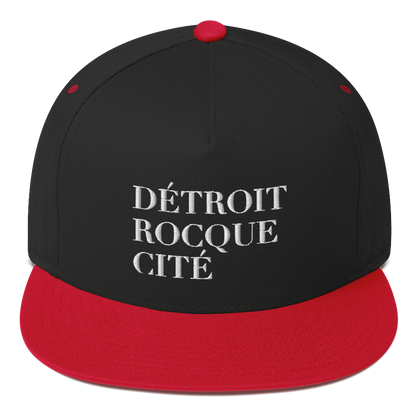 'Détroit Rocque Cité' Flat Bill Snapback