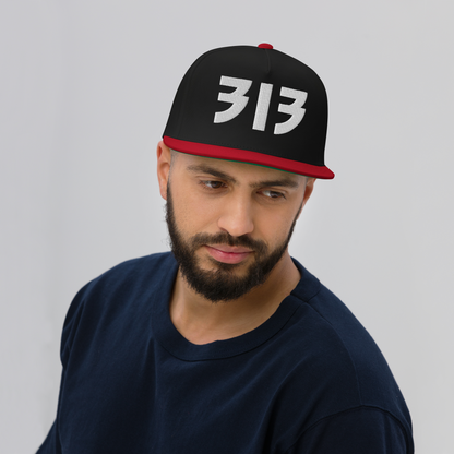 Detroit '313' Snapback (Glam Font) | 5-Panel