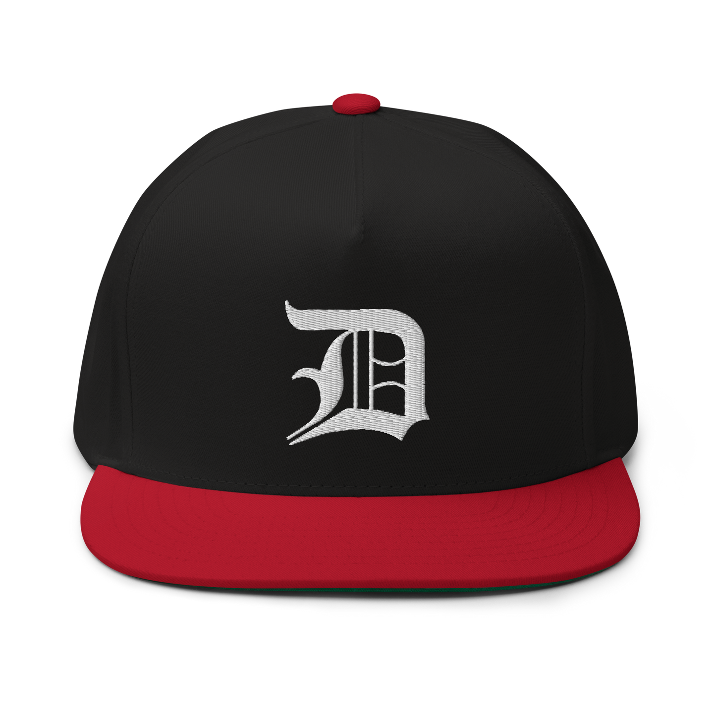 Detroit 'Old English D' Flat Bill Snapback