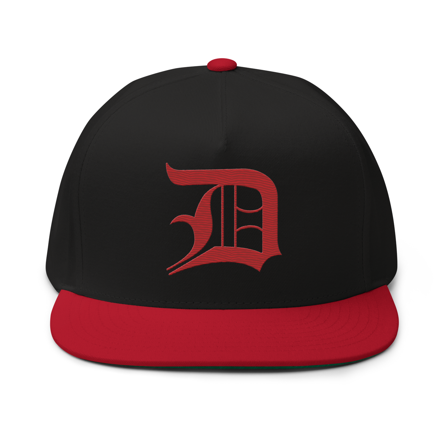 Detroit 'Old English D' Snapback | 5-Panel - Red