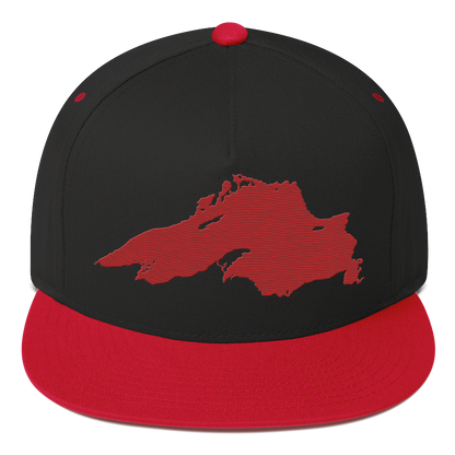 Lake Superior Snapback | 5-Panel - Red