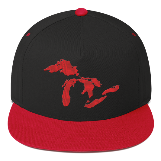 Great Lakes Snapback | 5-Panel - Red